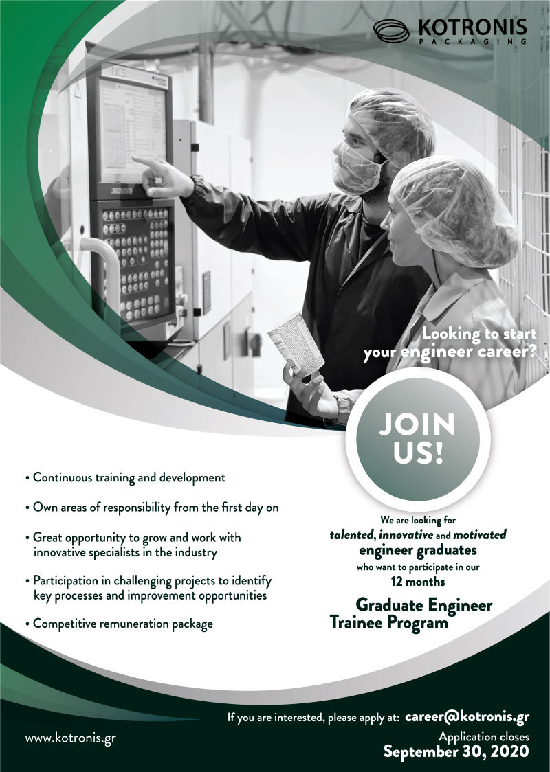 Job Opportunities Kotronis Packaging